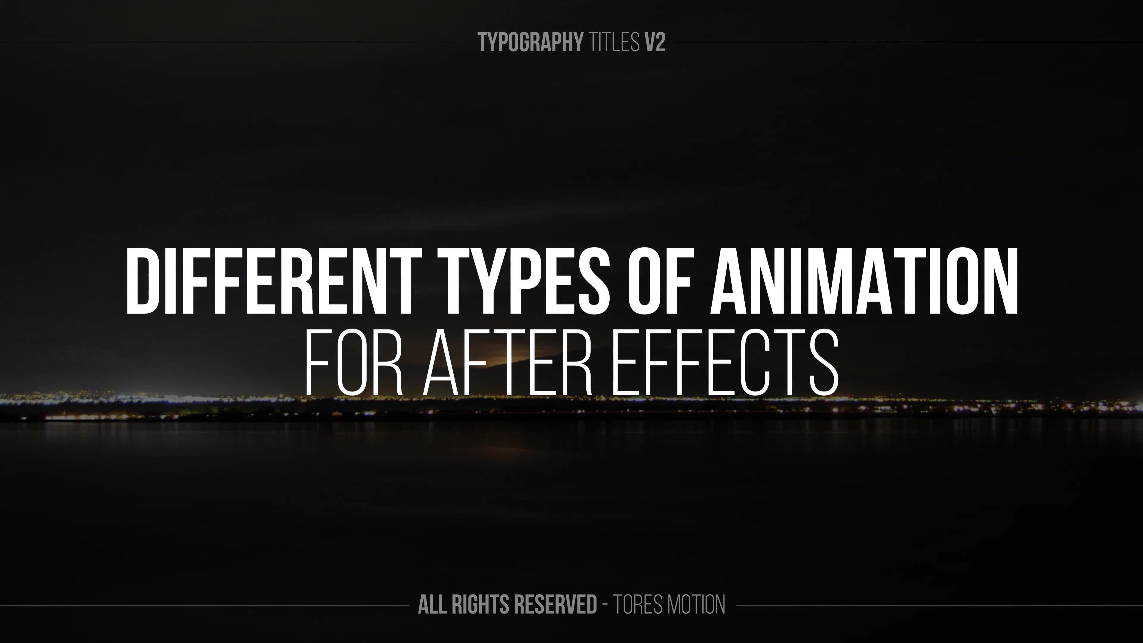 Typography Text Titles V2 \ After Effects Videohive 34463577 After Effects Image 4