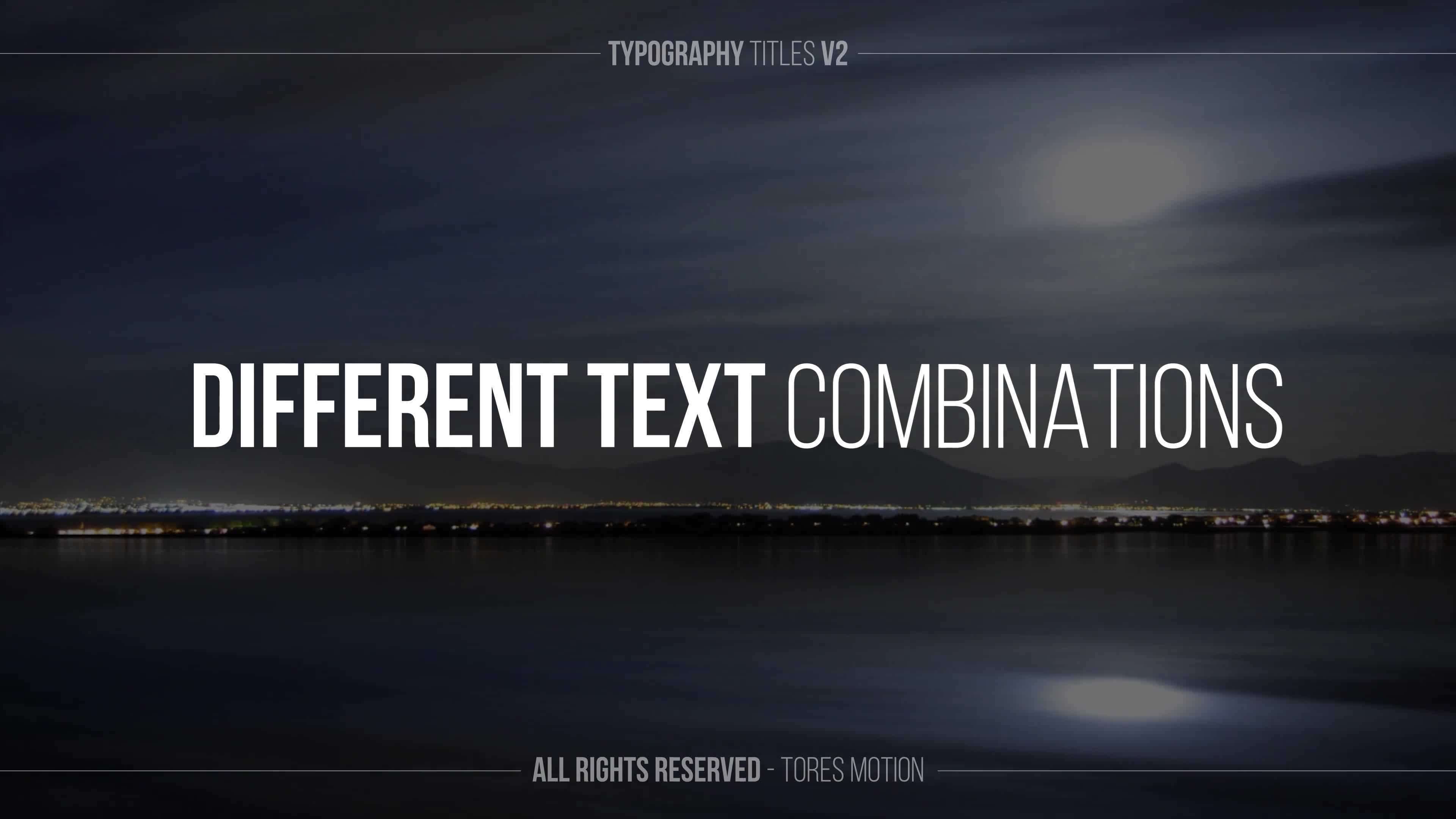 Typography Text Titles V2 \ After Effects Videohive 34463577 After Effects Image 5