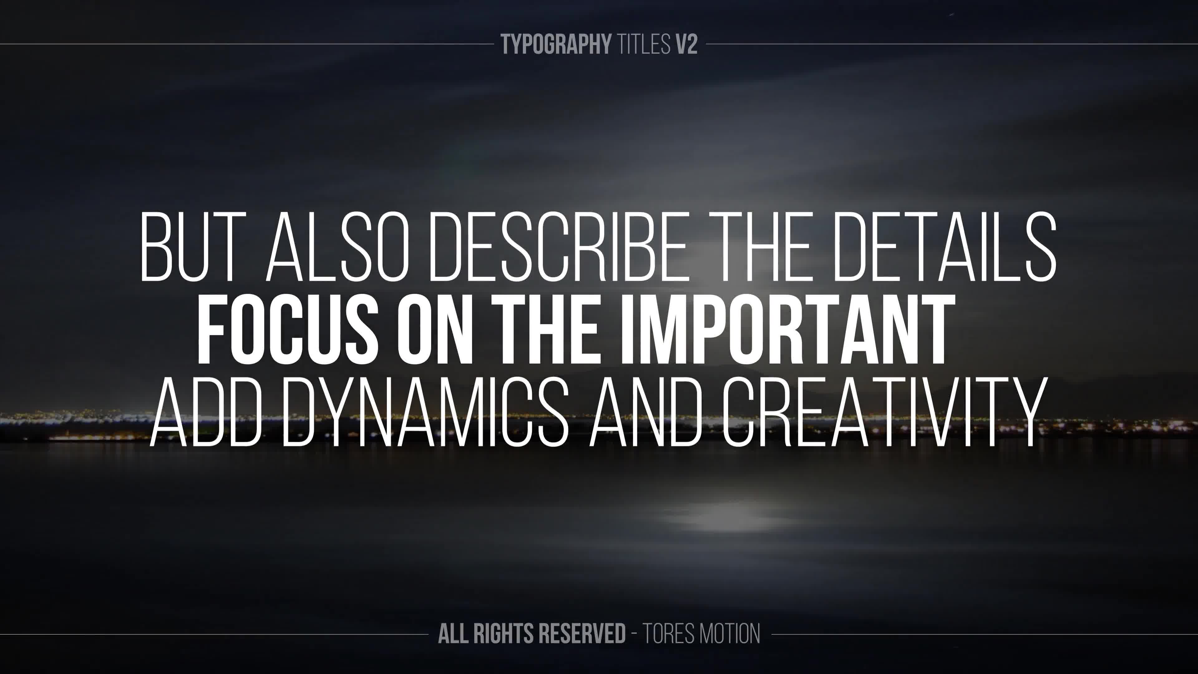 Typography Text Titles V2 \ After Effects Videohive 34463577 After Effects Image 8