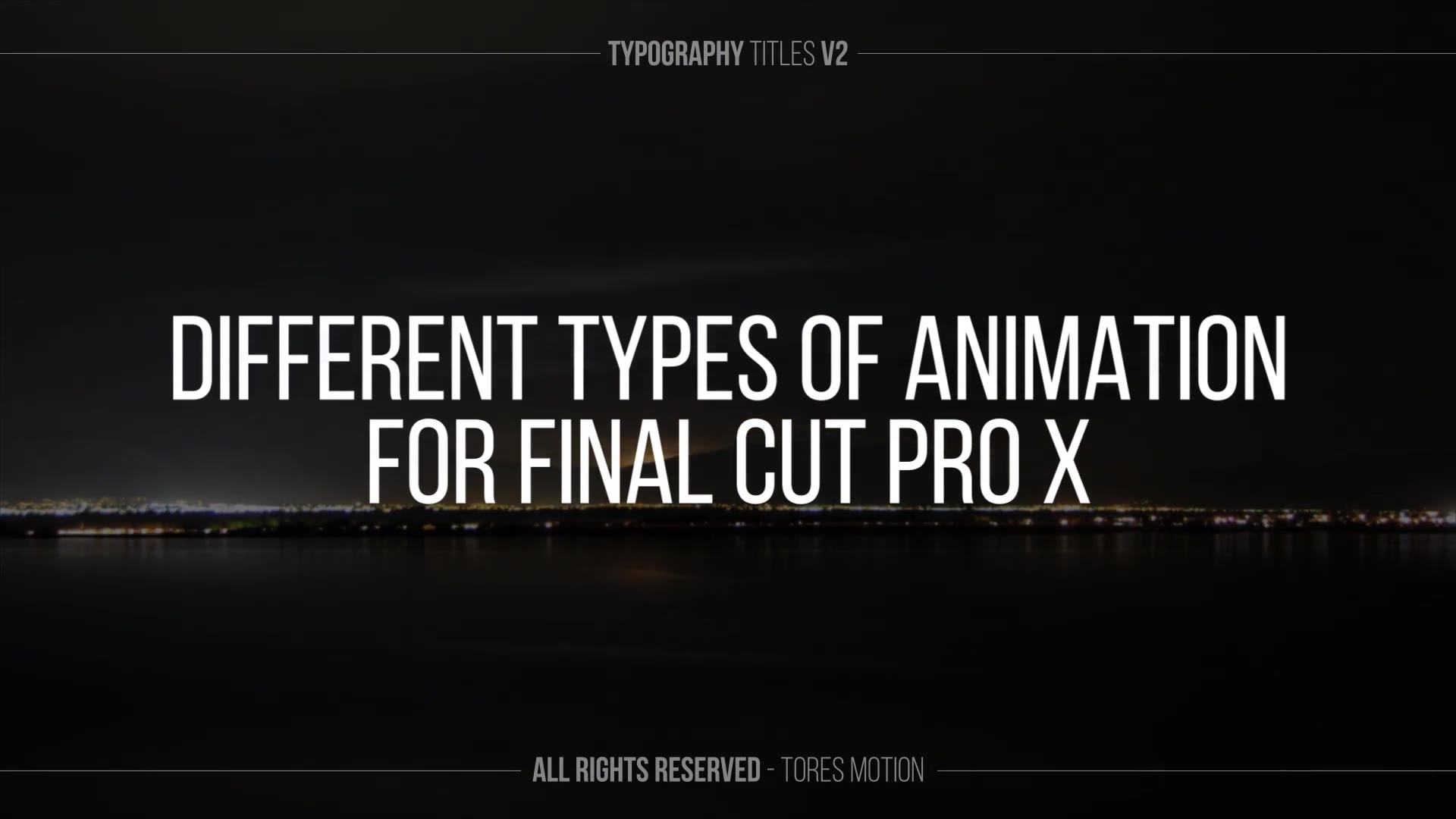 Typography Text Titles V2 \ FCPX Videohive 34486729 Apple Motion Image 4