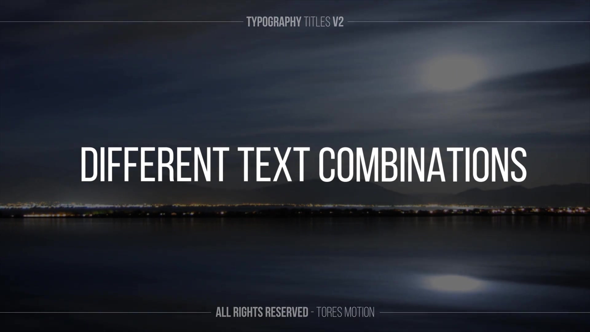 Typography Text Titles V2 \ FCPX Videohive 34486729 Apple Motion Image 5