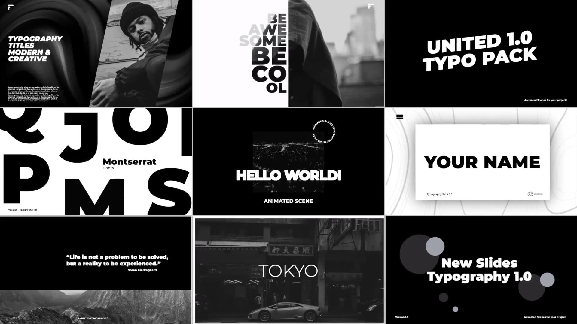 Typography Titles 1.0 | After Effects Videohive 33870058 After Effects Image 2