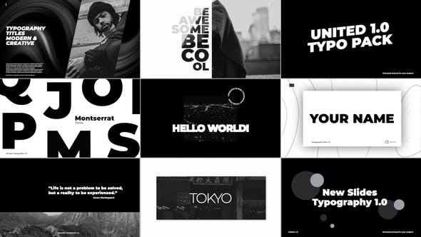 Typography Titles 1.0 | After Effects - Download 33870058 Videohive