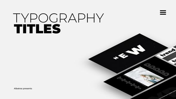 Typography Titles 1.0 | After Effects - Videohive Download 34154952