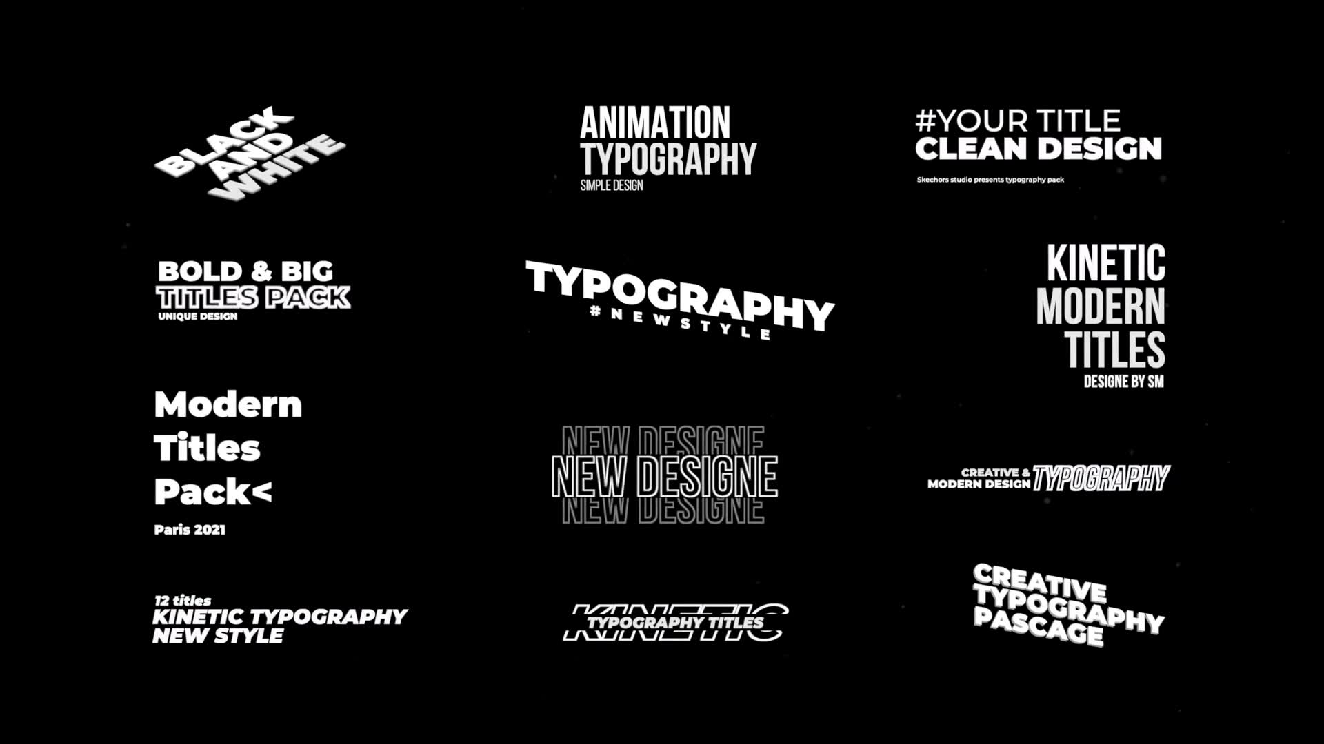 Typography Titles 2.0 | FCPX & Apple Motion Videohive 34356836 Apple Motion Image 2