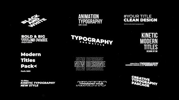 Typography Titles | DaVinci Resolve - Download Videohive 32983733