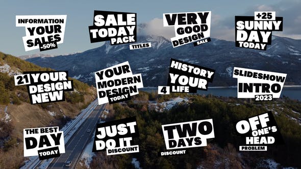 Typography Titles - Download Videohive 37989269