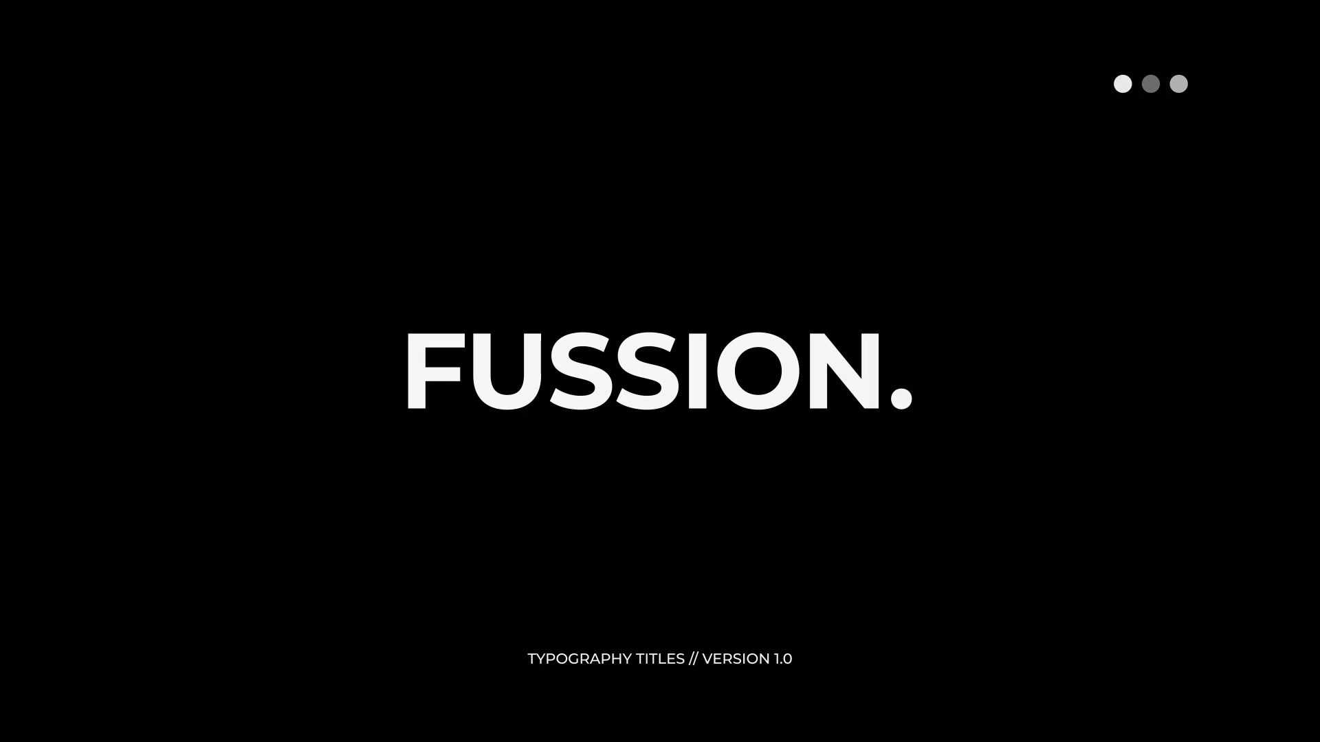 Typography Titles | FCP Videohive 42947289 Apple Motion Image 10