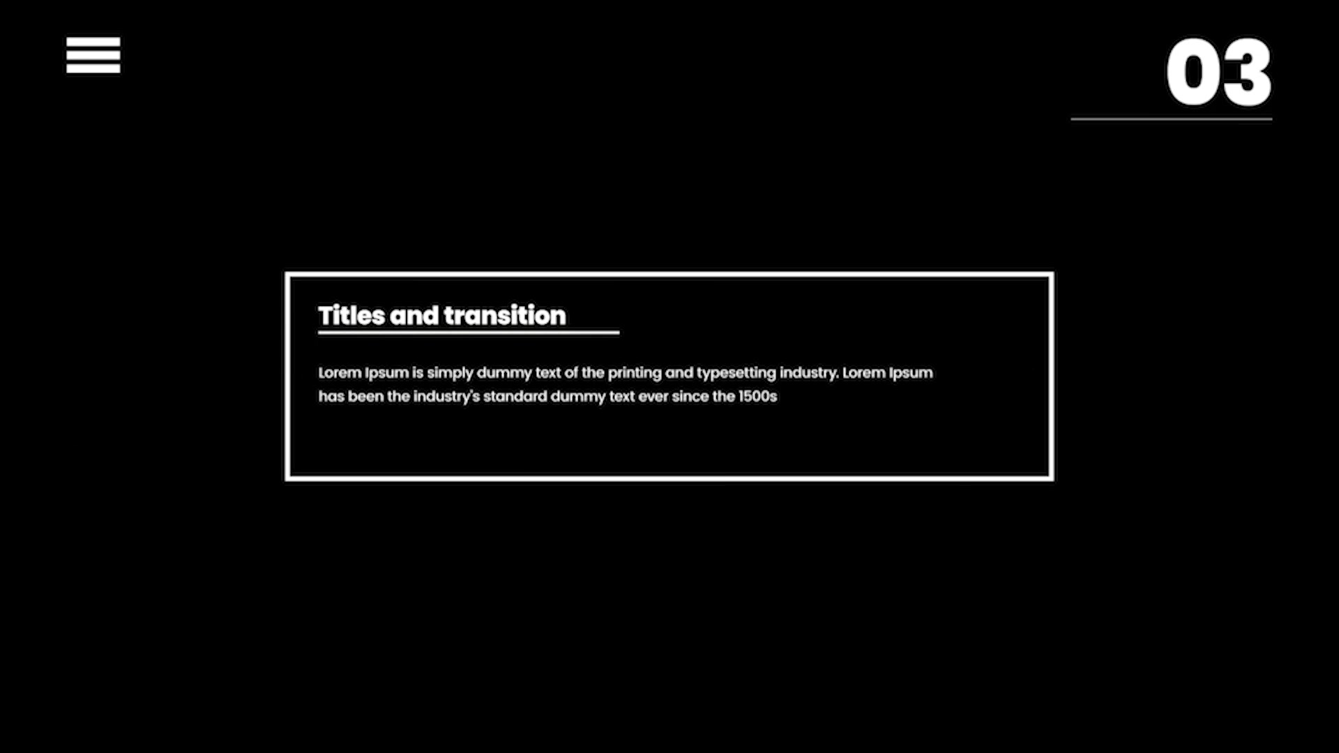 Typography titles with transitions / MOGRT Videohive 40058890 Premiere Pro Image 6