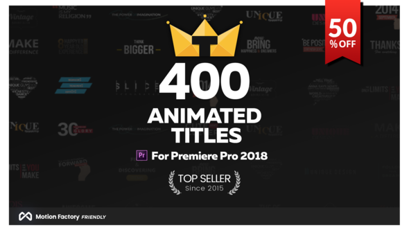 TypoKing | Animated Titles & Kinetic Typography Text for Premiere Pro - Download Videohive 21822683