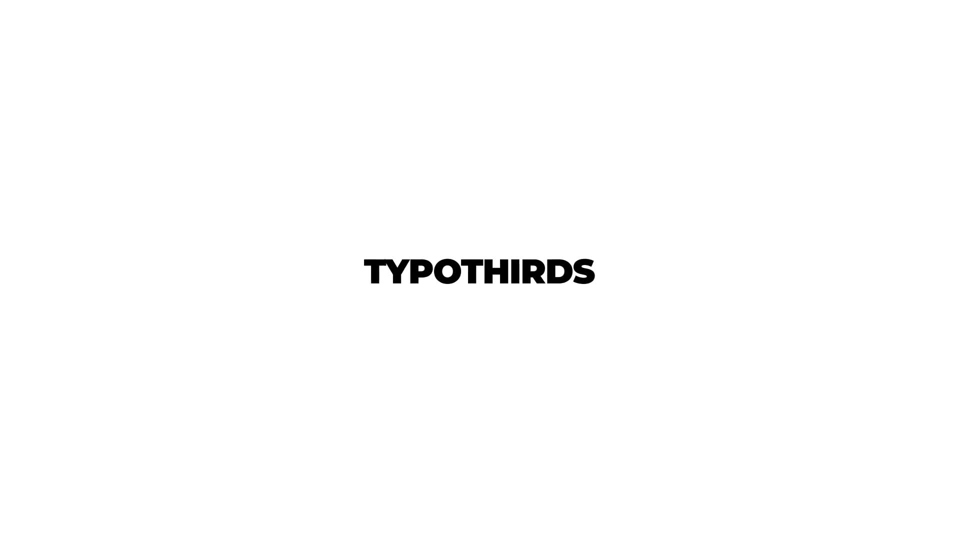 Typothirds Lower Thirds Pack Videohive 25629480 After Effects Image 1