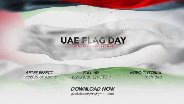 UAE Flag Day l Memorial Day l National Day l Independence Day - Videohive Download 34437335