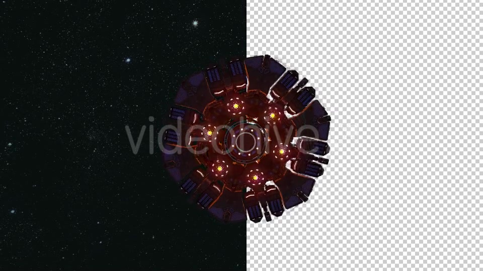 UFO Looped With Mask Night 4 Pack - Download Videohive 18393111