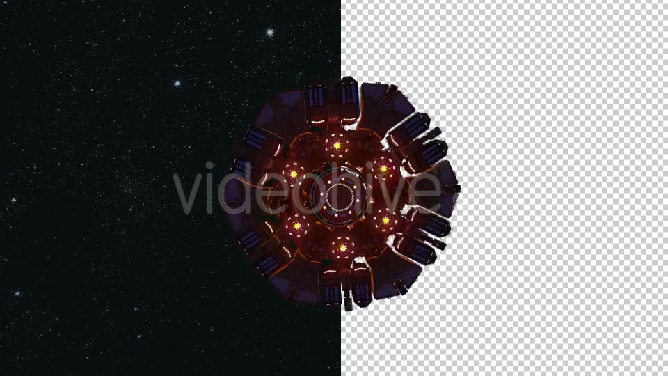 UFO Looped With Mask Night 4 Pack - Download Videohive 18393111