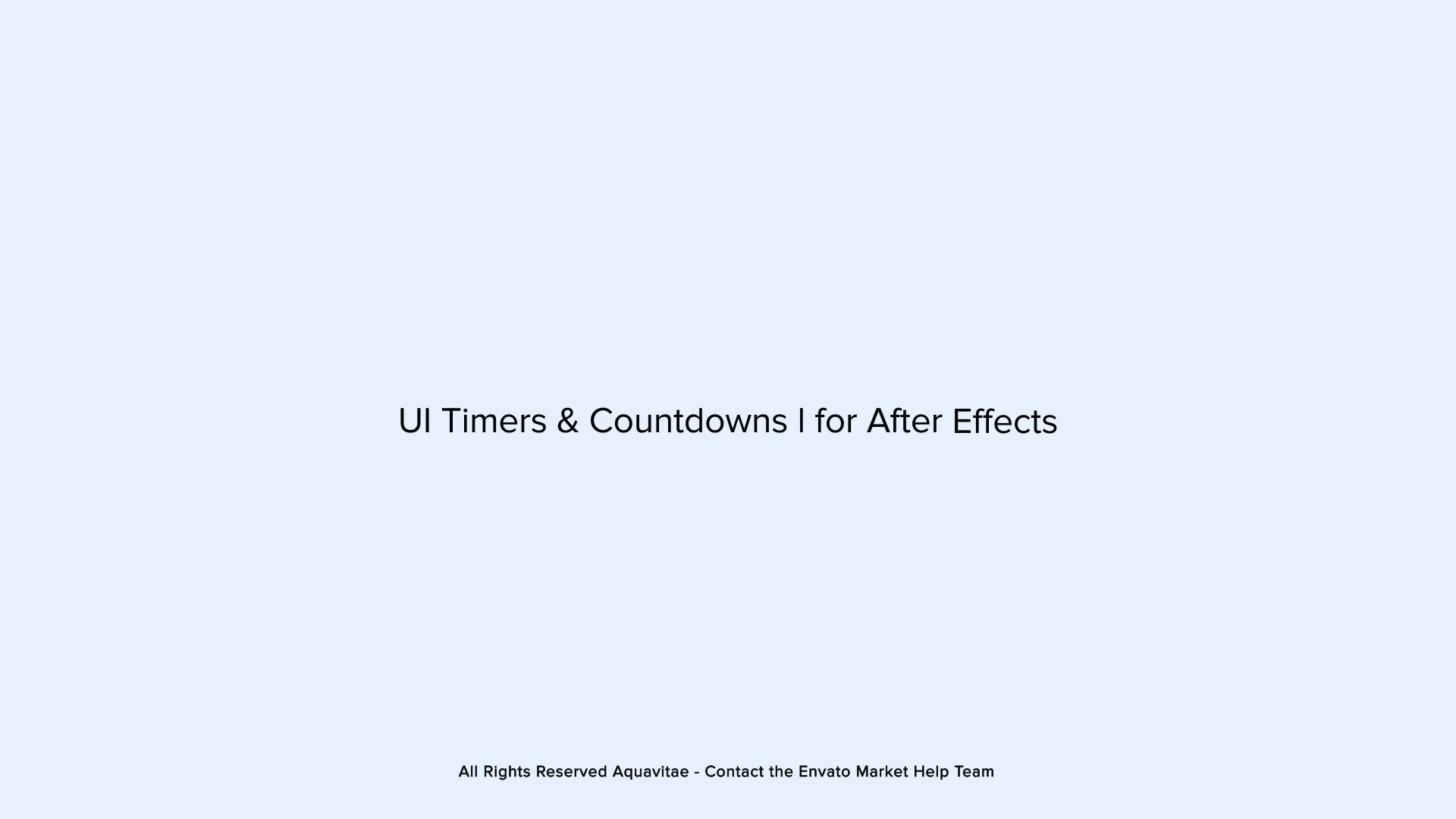 UI Timers & Countdowns Videohive 37498532 After Effects Image 11
