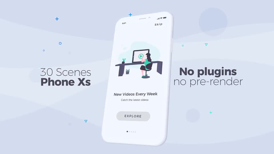 UI/UX Phone Xs Videohive 23099802 After Effects Image 1