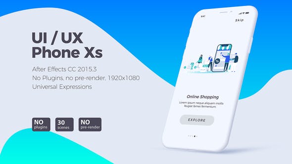 UI/UX Phone Xs - Videohive Download 23099802