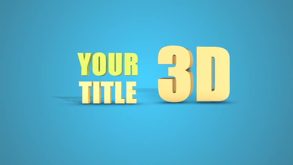 Ultimate 3D Titles Toolkit - Download Videohive 12617556