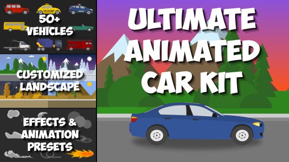 Ultimate Animated Car Kit - 17090571 Videohive Download