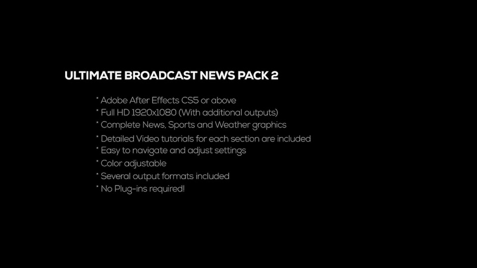 Ultimate Broadcast News Pack 2 - Download Videohive 11886568