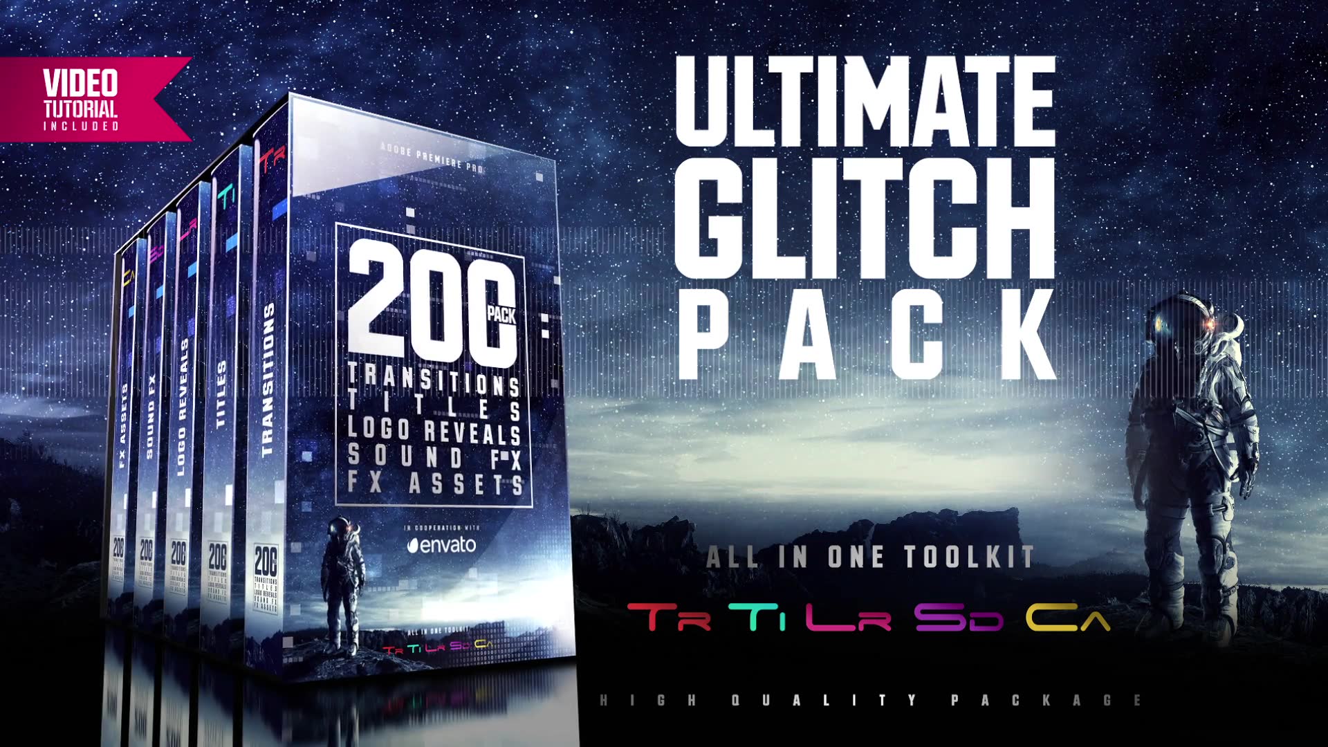 Ultimate Glitch Pack: Transitions, Titles, Logo Reveals, Sound FX Videohive 21635963 Premiere Pro Image 13