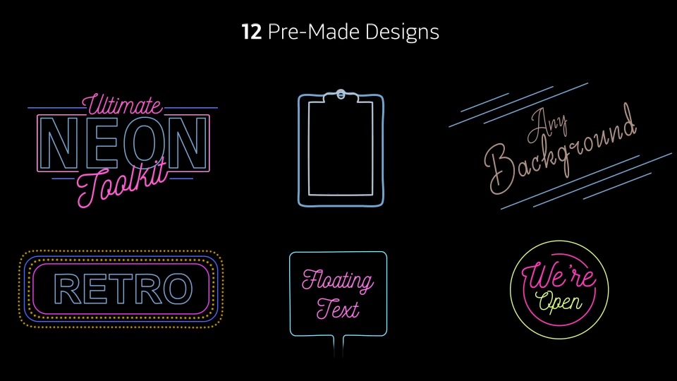Ultimate Neon Toolkit Neon Sign Mockup Kit - Download Videohive 15899718