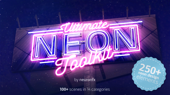 Ultimate Neon Toolkit Neon Sign Mockup Kit - Download Videohive 15899718