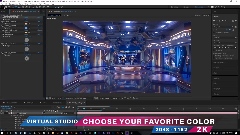 Videohive Virtual Studio 103 After Effects Templates Free Download