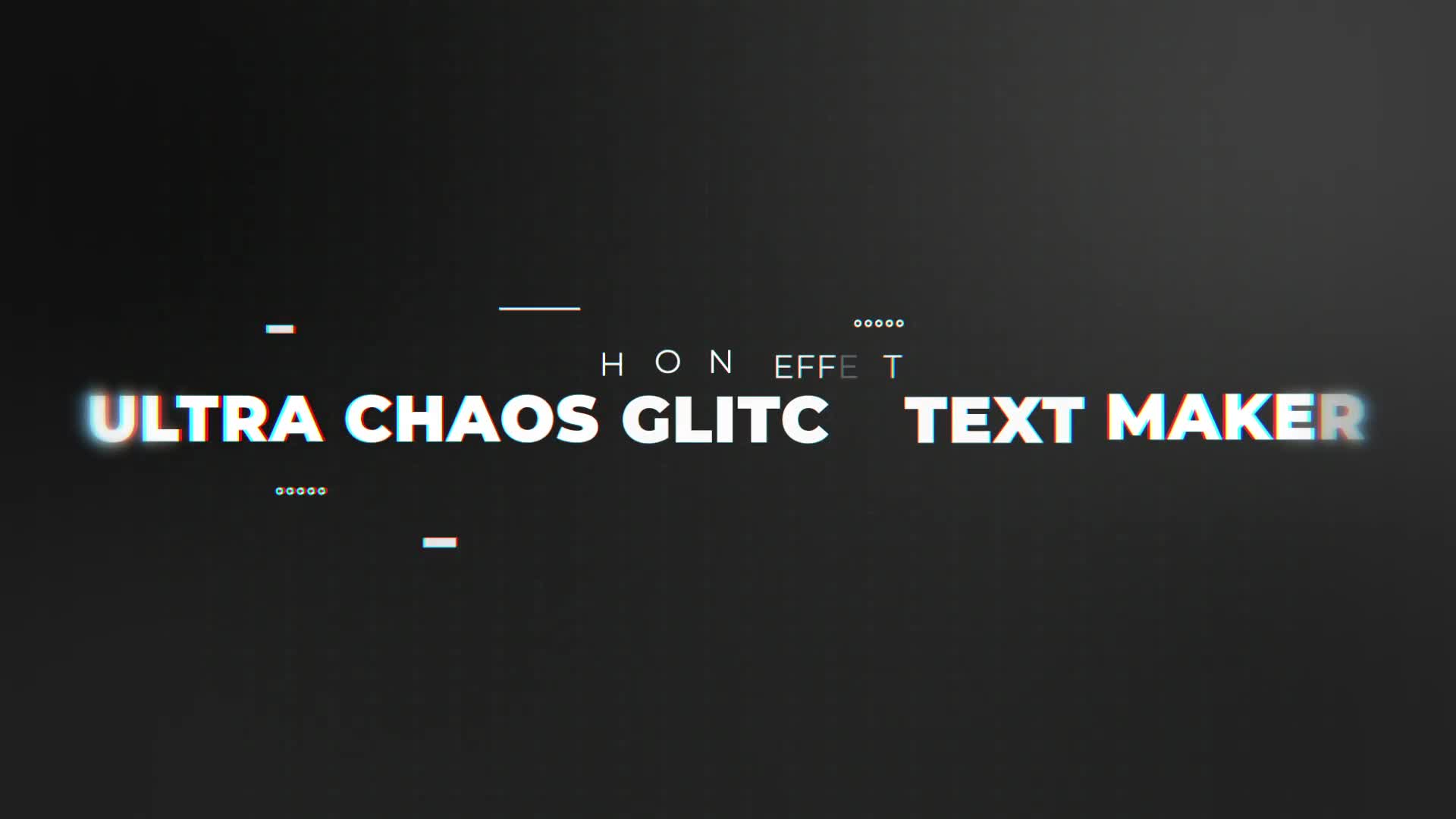 Ultra Chaos Glitch Text Maker | After Effects Videohive 31625782 After Effects Image 12