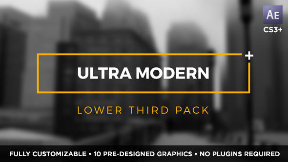 Ultra Modern Titles and Lower Thirds - Download Videohive 15092396