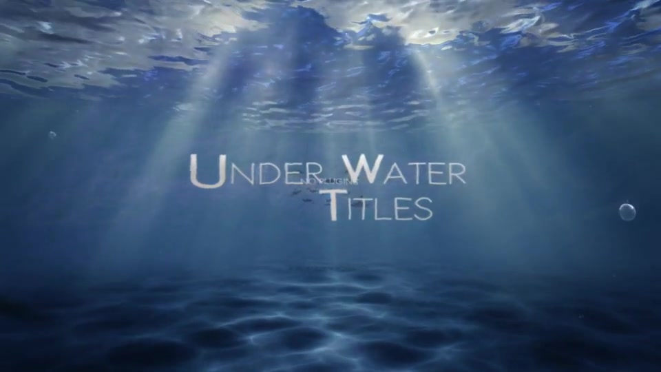 Under Water Titles Videohive 24129753 After Effects Image 3