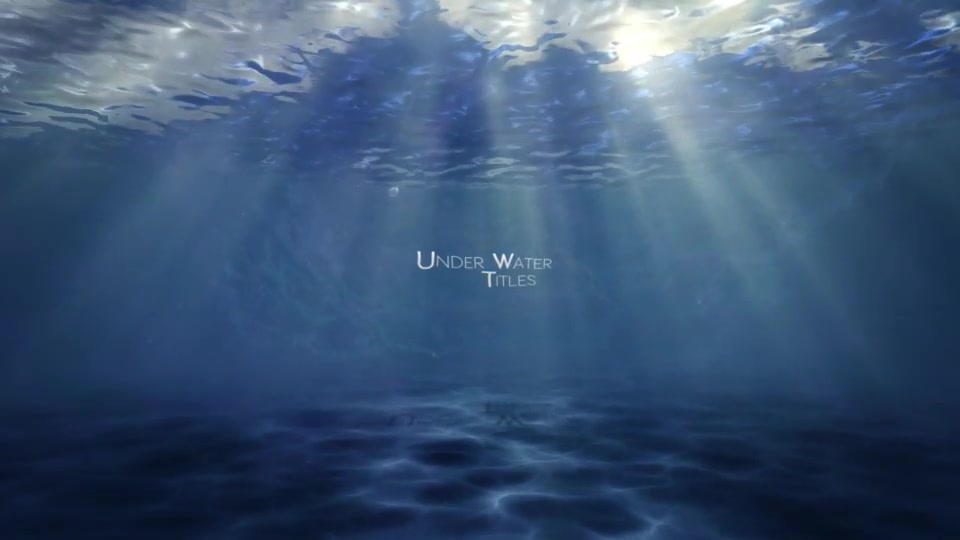 Under Water Titles Videohive 24129753 After Effects Image 9