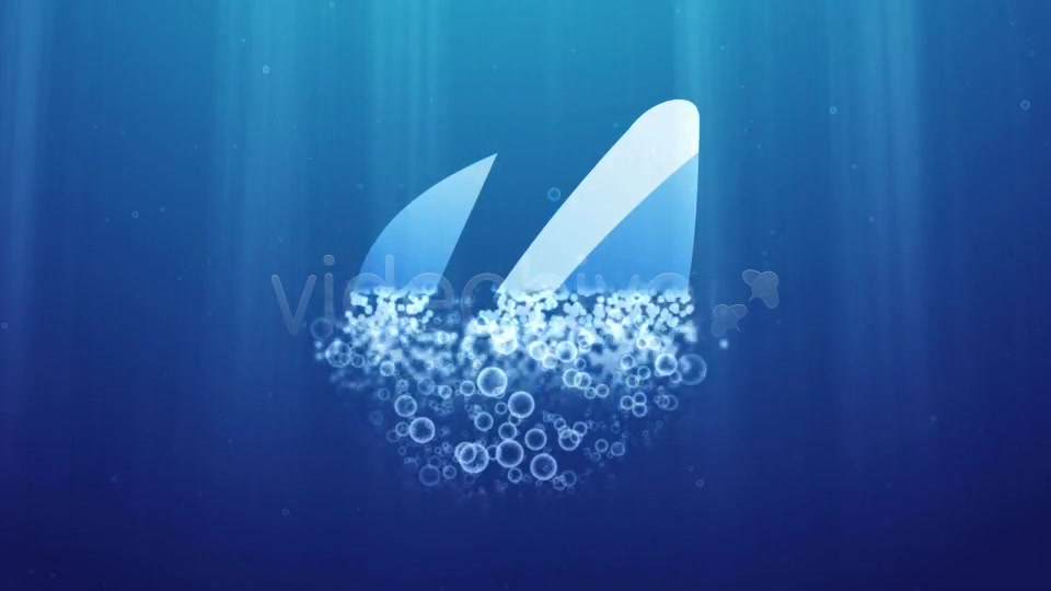 Underwater Logo Reveal and Dispersion - Download Videohive 1990857