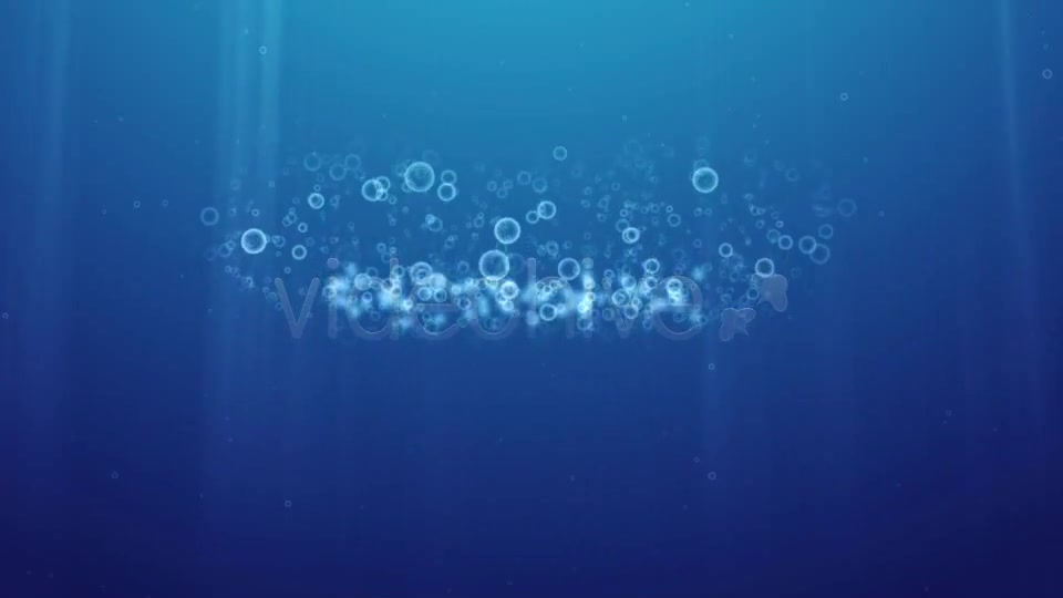 Underwater Logo Reveal and Dispersion - Download Videohive 1990857