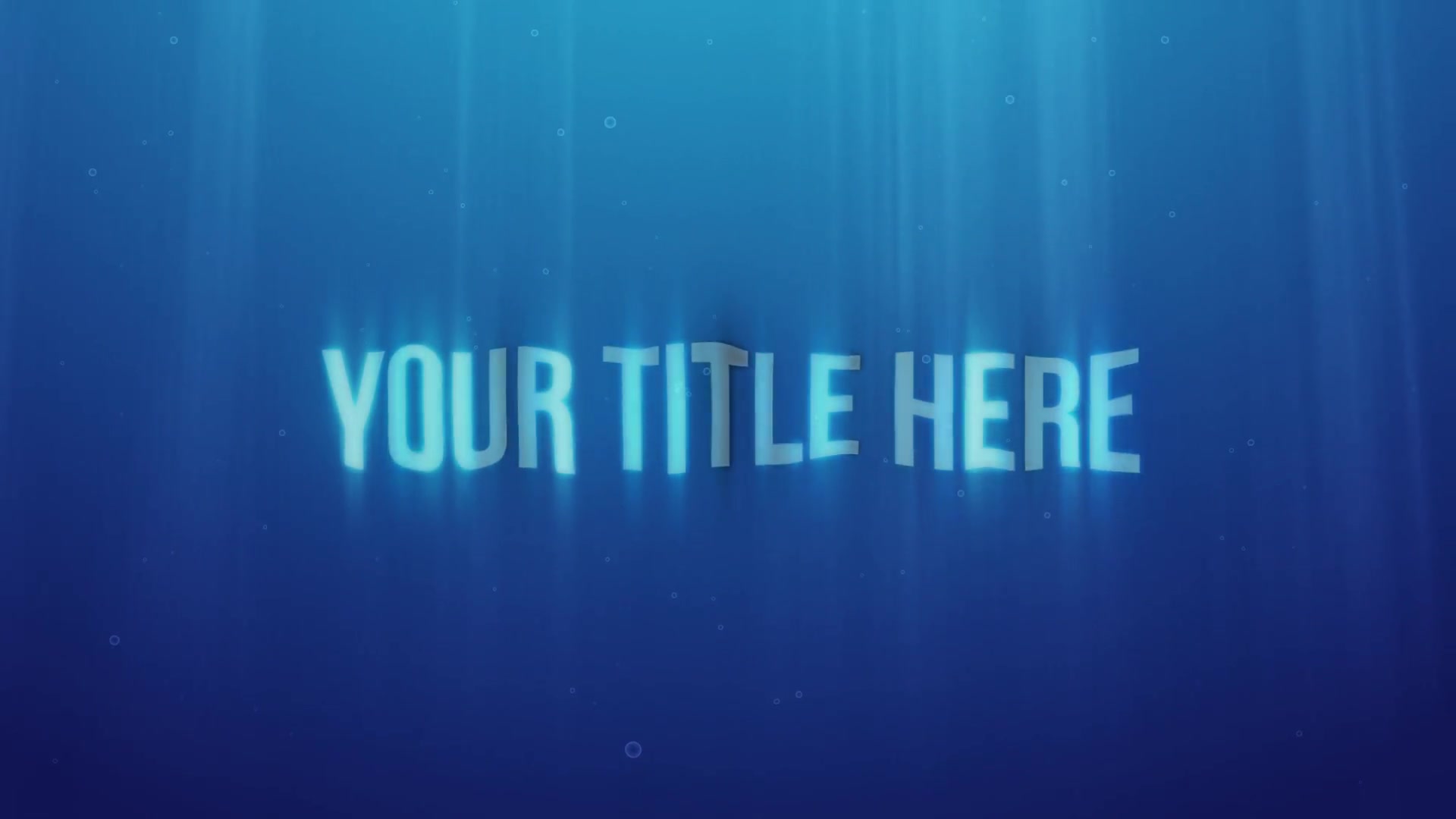 Underwater Title Reveal Videohive 23586191 Premiere Pro Image 3