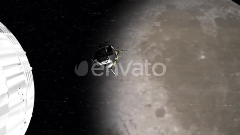 Undocking of the Lunar Module in Orbit - Download Videohive 21771066