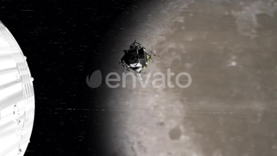 Undocking of the Lunar Module in Orbit - Download Videohive 21771066