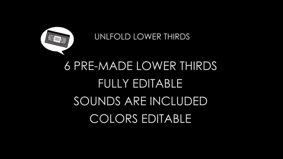 Unfold Lower Thirds Videohive 5840616 After Effects Image 12