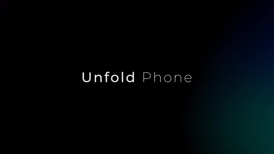 Unfold Phone A Foldable Phone Promo | Element 3D Template Videohive 24253097 After Effects Image 2