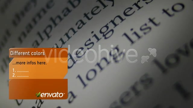 Unfolding Lower third INFO BARS Videohive 127813 Motion Graphics Image 9