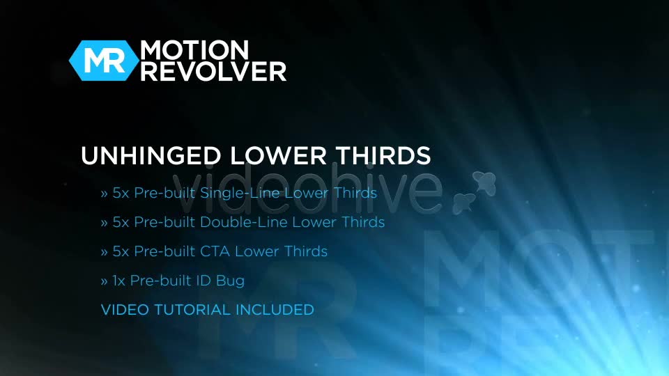 Unhinged Lower Thirds - Download Videohive 751909