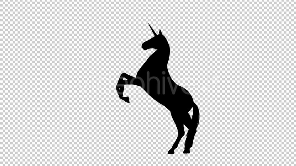 Unicorn Silhouette Pesade - Download Videohive 19296333