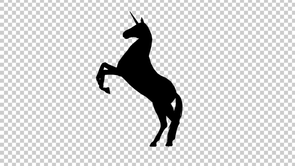 Unicorn Silhouette Pesade - Download Videohive 19296333