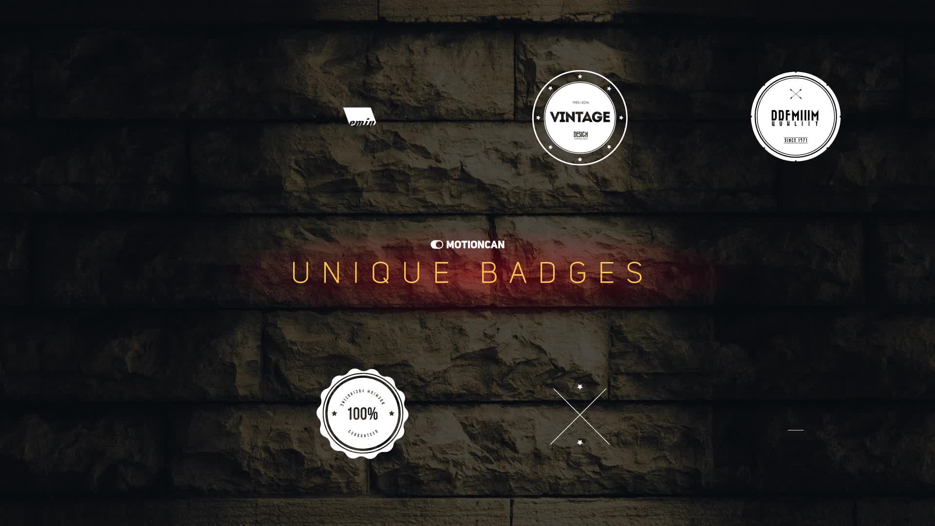 Unique Badges - Download Videohive 17142042