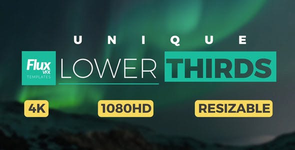 Unique Lower Thirds - Download Videohive 16076124
