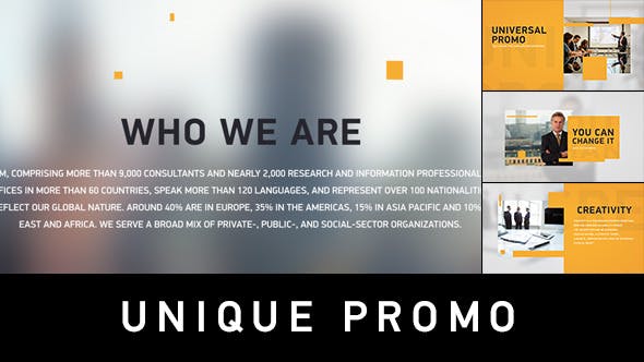 Unique Promo v1 | Corporate Presentation - Videohive Download 12991000