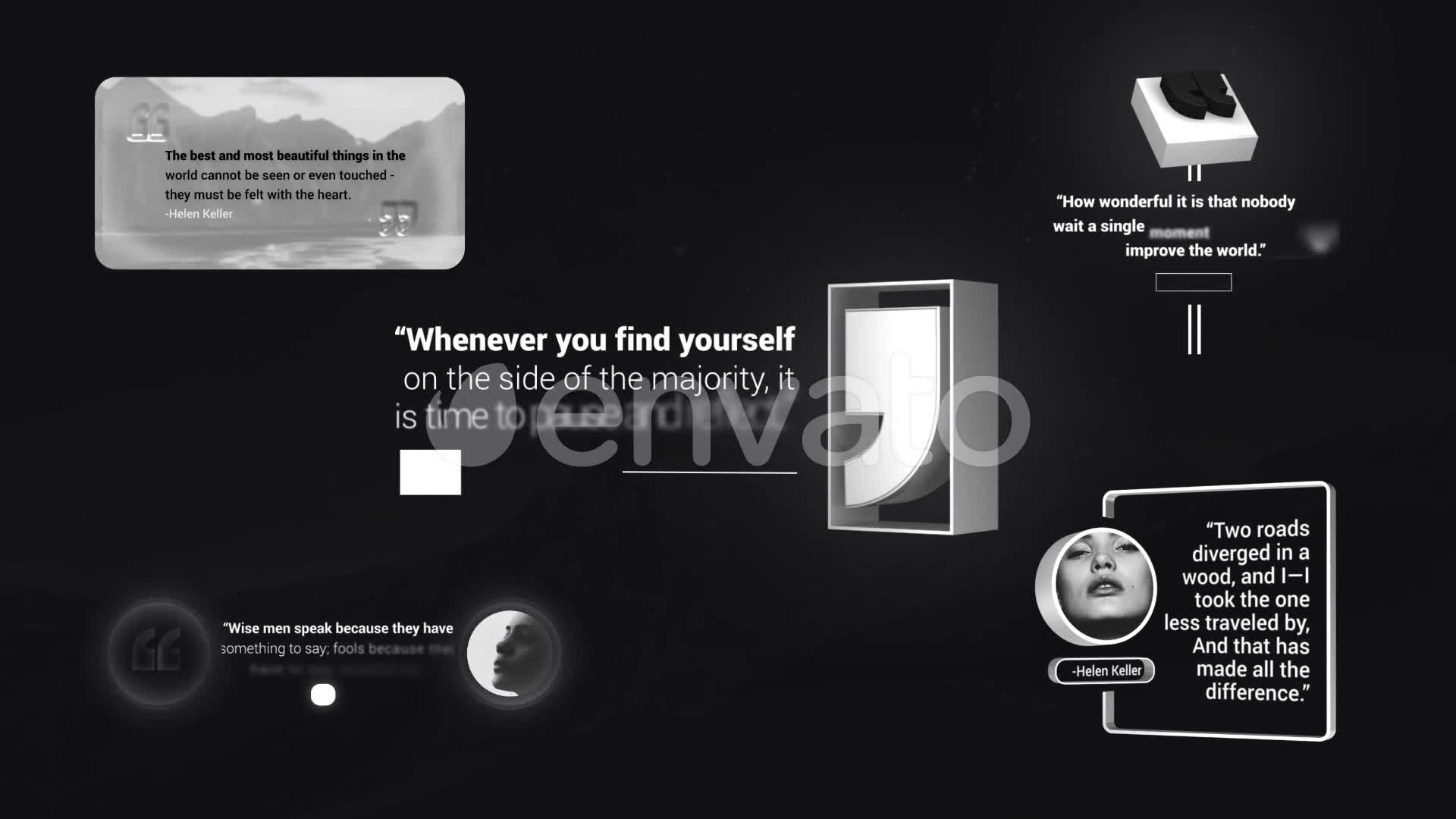 Unique Quote Titles Videohive 29352501 After Effects Image 1