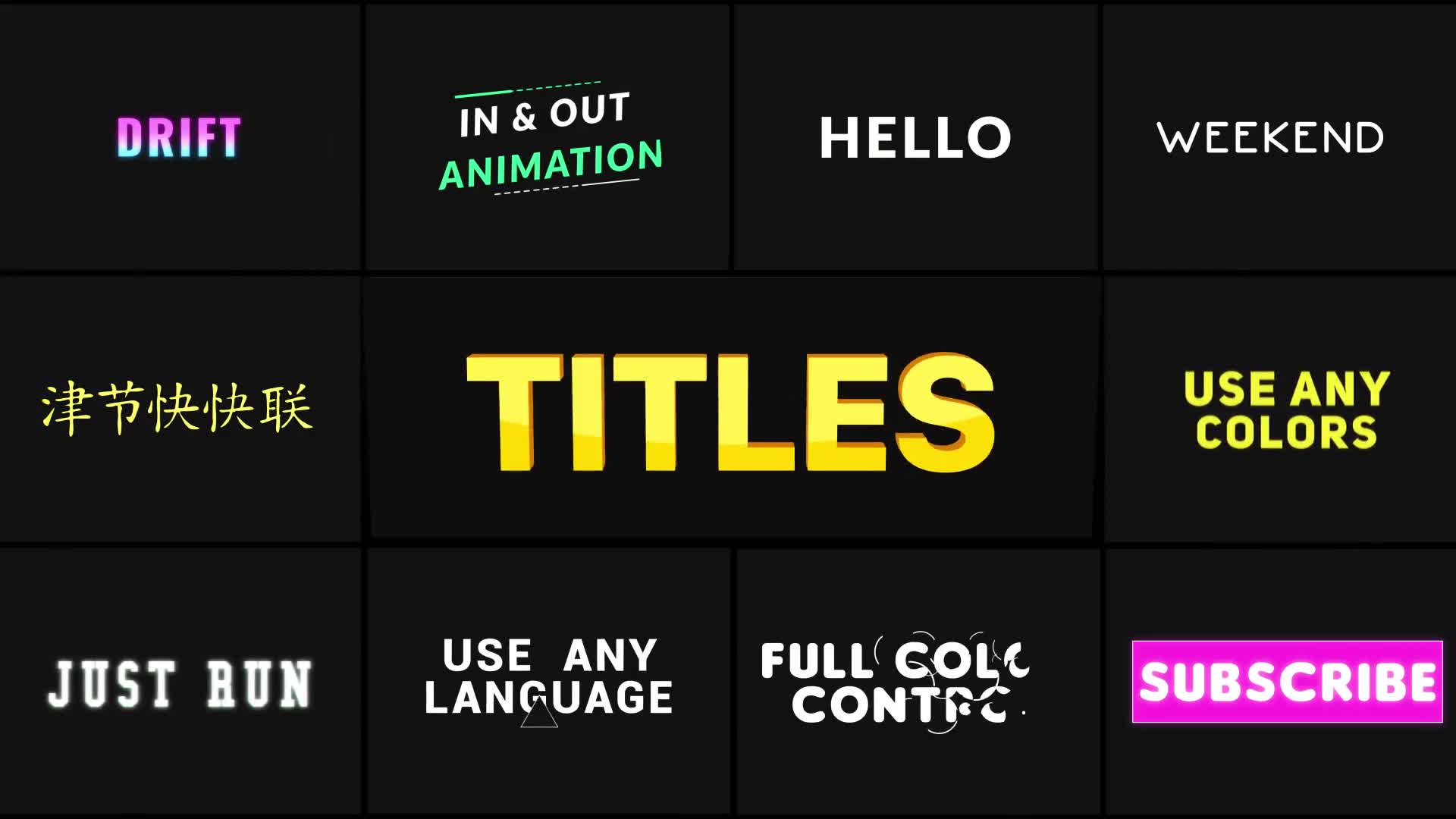 Unique Titles | After Effects Videohive 26549500 After Effects Image 1