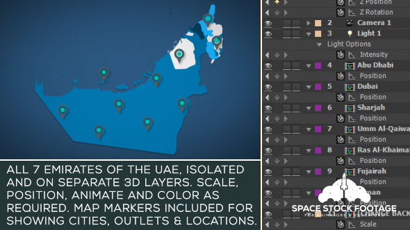 United Arab Emirates Map Kit - Download Videohive 18300170