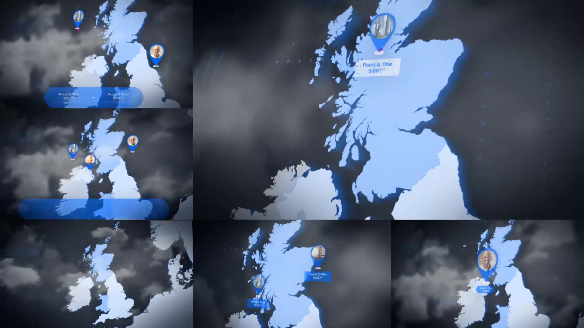 United Kingdom of Great Britain Map UK Map Britain Map Videohive 24035657 After Effects Image 8